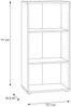 Regal >Tembi< in Old Wood Vintage - 54x111,1x34,8cm (BxHxT) Bild 5