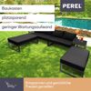 Gartenlounge Set, Polster Anthrazit, für Outdoor und Terrasse Bild 4