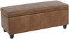 Aufbewahrungs-Truhe Kriens, Sitzbank Bank, Stoff/Textil, 45x114x45cm FSC®-zertifiziert ~ Wildlederimitat Bild 3