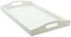 Landhaus Tablett Simply White weiß Tablett Holztablett Serviertablett Küchendeko Bild 3