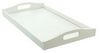 Landhaus Tablett Simply White weiß Tablett Holztablett Serviertablett Küchendeko Bild 4