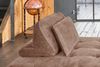 KAWOLA Sofa WIOLO Schlafsofa Daybed velvet taupe 80 x 110 x 240 cm Bild 4