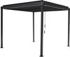 LECO Lamellenpergola FREE, Stahl-Lamellen und Stahlgestell anthrazit, 3x3 m Bild 2