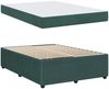 vidaXL Bettrahmen mit Matratze Dunkelgrün 160 x 200 cm Stoff 3398415 Bild 4