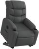 vidaXL Relaxsessel mit Aufstehhilfe Elektrisch Dunkelgrau Stoff 3206664 Bild 3