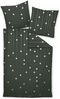 Janine J.D. Mako-Satin Bettwäsche 200x200 Punkte Streifen schwarz sand 87089-07 Bild 2