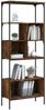 vidaXL Bücherregal 5 Böden Räuchereiche 76x33x188,5 cm Holzwerkstoff 839005 Bild 4