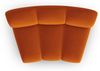 Micadoni Modul Armlos Lupine 1-Sitzer Large Samtstoff Salvador Terrakotta Bild 4