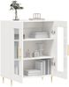 vidaXL Sideboard Hochglanz-Weiß 69,5x34x90 cm Holzwerkstoff 827774 Bild 4