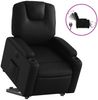 vidaXL Relaxsessel mit Aufstehhilfe Elektrisch Schwarz Kunstleder 3204444 Bild 2