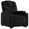 vidaXL Relaxsessel mit Aufstehhilfe Elektrisch Schwarz Kunstleder 3204444 Bild 4