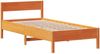 vidaXL Massivholzbett ohne Matratze Wachsbraun 75x190 cm Kiefernholz 842785 Bild 3