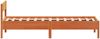 vidaXL Massivholzbett ohne Matratze Wachsbraun 75x190 cm Kiefernholz 842785 Bild 5