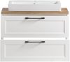 Waschtisch >Lyon< in weiß, MDF - 80x63x47cm (BxHxT) Bild 5