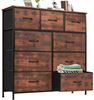 Refined Living Kommode Schubkastenkommode mit 2/4/5 /7/8/9 Schubladen stabilem Stahlrahmen (Sideboards mit Holzplatte und leicht zu ziehendem Griff für Schränke, wasserdicht Geeignet für Wohnzimmer, Kinderzimmer, Flur, Schlafzimmer), Große Kapazität, A... Bild 4