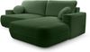 AX LIVING Ecksofa mit Schlaffunktion Grün Peoni 267 cm breit elegant R Bild 3