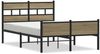 vidaXL Bettgestell ohne Matratze Sonoma-Eiche 120x190 cm Holzwerkstoff 4017287 Bild 2