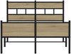 vidaXL Bettgestell ohne Matratze Sonoma-Eiche 120x190 cm Holzwerkstoff 4017287 Bild 4