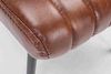 Stuhl Lynel aus Kunstleder und Metall, industrial Design, gepolstert, cognac – bequem für Dein Zuhause Bild 5
