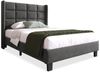 Polsterbett 90x200 cm aus Leinen mit Lattenrost – zeitloses Design Bild 4