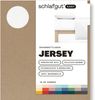 Schlafgut 'Easy' Spannbettlaken, Jersey, 100% Baumwolle, rundum Gummizug, für Matratzen bis 22 cm Höhe, Full-white, S 90x190 cm - 100x200 cm Bild 2