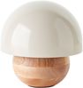 Brilliant Nalam Tischleuchte 20cm holz hell/grau Metall/Holz Schnurzwischenschalter 1x D45, E14, 40 W, Geeignet für Tropfenlampe (nicht enthalten) Bild 2