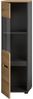 Vitrine (B/H/T: 36x125x33 cm) in Artisan Nachbildung Bild 3