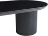 Vente-unique - LORIMILA Couchtisch Holz, Platte Schwarz - B 60 cm x H 40 cm x L 120 cm Bild 4