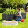 Relaxdays Hochbeet Metall eckig Bild 3