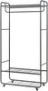 Rollbarer Garderobenständer Vestvågøy 176x90x40 cm Schwarz [en. casa] Bild 2