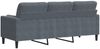 vidaXL 3-Sitzer-Sofa mit Zierkissen Dunkelgrau 180 cm Samt 3278230 Bild 5