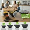 Hausfelder Salatschüssel Set groß, Schüsselset mit Deckel aus Kunststoff BPA-frei, Kunststoff, (Set, 21-tlg), Schüsseln 2x6 L, 2x3,6 L, 2x1,9 L, 2x0,7 L + 2 x Salatbesteck Bild 3