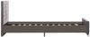 vidaXL Bettgestell Grau Samt 90x200 cm 286829 Bild 5