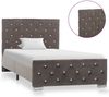 vidaXL Bettgestell Grau Samt 90x200 cm 286829 Bild 3