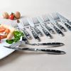 GRÄWE Steakbesteck, 12-teilig, Besteckset für 6 Personen, Steakgabel, Steakmesser, Edelstahl poliert, schwer, spülmaschinengeeignet Bild 4