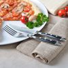 GRÄWE Steakbesteck, 12-teilig, Besteckset für 6 Personen, Steakgabel, Steakmesser, Edelstahl poliert, schwer, spülmaschinengeeignet Bild 5