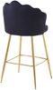 Barhocker 2er-Set SALESFEVER, Samt Schwarz Bild 5