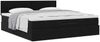 vidaXL Ottoman-Bett mit Matratze Schwarz 160x200 cm Samt 3311713 Bild 5