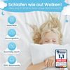 Gentle North Kopfkissen Flaches Kinderkopfkissen ab 2 Jahre mit Baumwollbezug, Füllung: 100% Polyester, Bezug: Baumwolle, Seitschläfer, Bauchschläfer, Rückenschläfer, Seitenschläfer Bild 2