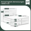 Best for Home Boxspringbett mit Bettkasten Trinity K-5 Bonellfederkern inkl. 7 cm Topper (140x200 160x200 180x200 200x200 cm), Handwerksqualität, TOP Preis-Leistungs-Verhältnis Bild 2