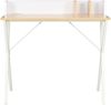 vidaXL Schreibtisch Weiß und Natur, 80 x 50 x 84 cm Bild 2