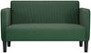 vidaXL Zweisitzer-Sofa Dunkelgrün 109 cm Cordstoff 4100527 Bild 3
