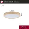 Paulmann 71052 LED Panel Cosara rund 300mm Beige 3000K IP44 Bild 5