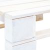 vidaXL Outdoor-Ottomane Paletten Imprägniertes Kiefernholz Weiß 3066423 Bild 5