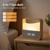 Luckice Nachtlicht Digitaler Wecker mit dimmbarem Nachtlicht,LED-Display USB-C, Doppelalarm,3 Lautstärken,Snooze,Tischuhr für Tiefschläfer Bild 2