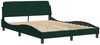 Doppelbett, Bettgestell Modernen ohne Matratze Dunkelgrün 140x200 cm Samt d2360e Bild 4