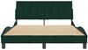 Doppelbett, Bettgestell Modernen ohne Matratze Dunkelgrün 140x200 cm Samt d2360e Bild 5