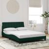 Doppelbett, Bettgestell Modernen ohne Matratze Dunkelgrün 140x200 cm Samt d2360e Bild 2