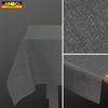 ANRO Tischdecke DanceDirty abwaschbar Leinenoptik wetterfest Falschuni Modern (Einzelstück 1-tlg, eine Tischdecke), Stofftischdecke schmutzabweisend 100x140cm Uni Grau Bild 2