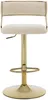 Vente-unique - MAYEMA Barhocker Stoff Beige - B 49 cm x H 107 cm87 cm x L 46 cm Bild 3